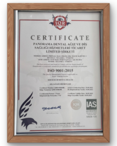 IQR ISO 9001:2015 Kalite Yönetim Sistemi Sertifikası